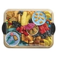 thumbnail image 3 of Farberware Build-a-Board Bamboo Charcuterie Board, Single Compartment, 11x14, Black, 3 of 20
