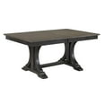 thumbnail image 3 of 5-Pc Deco Wood Dining Set in Gray/Black Stone, 3 of 6