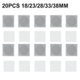 thumbnail image 1 of 20 Pcs Étui pour Capsule de Pièces Plastique Transparent Carré Capsules de Pièces Organisateur de Collection de Pièces Boîte de Rangement Porte-Médailles Rangement, 1 of 11