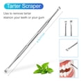 thumbnail image 4 of Dental Tools, 3PCS Teeth Cleaning Tools Stainless Steel Dental Scraper, Scaler Pick Plaque Remover Set, 4 of 5