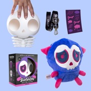 Skelekins - Sadness Series 1 Monster Emotions - Creepy-Cute Customizable Plush + Tote