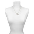 thumbnail image 4 of Delight Jewelry Silver-tone Large Initial - R - Class of 2025 Year to Remember Locket Charm Necklace, 19+2" Extender, 4 of 5