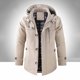thumbnail image 3 of Ceisia Men's Casual Jacket Hooded Long Sleeve Regular Fit with Button with Pockets Gift, 3 of 6