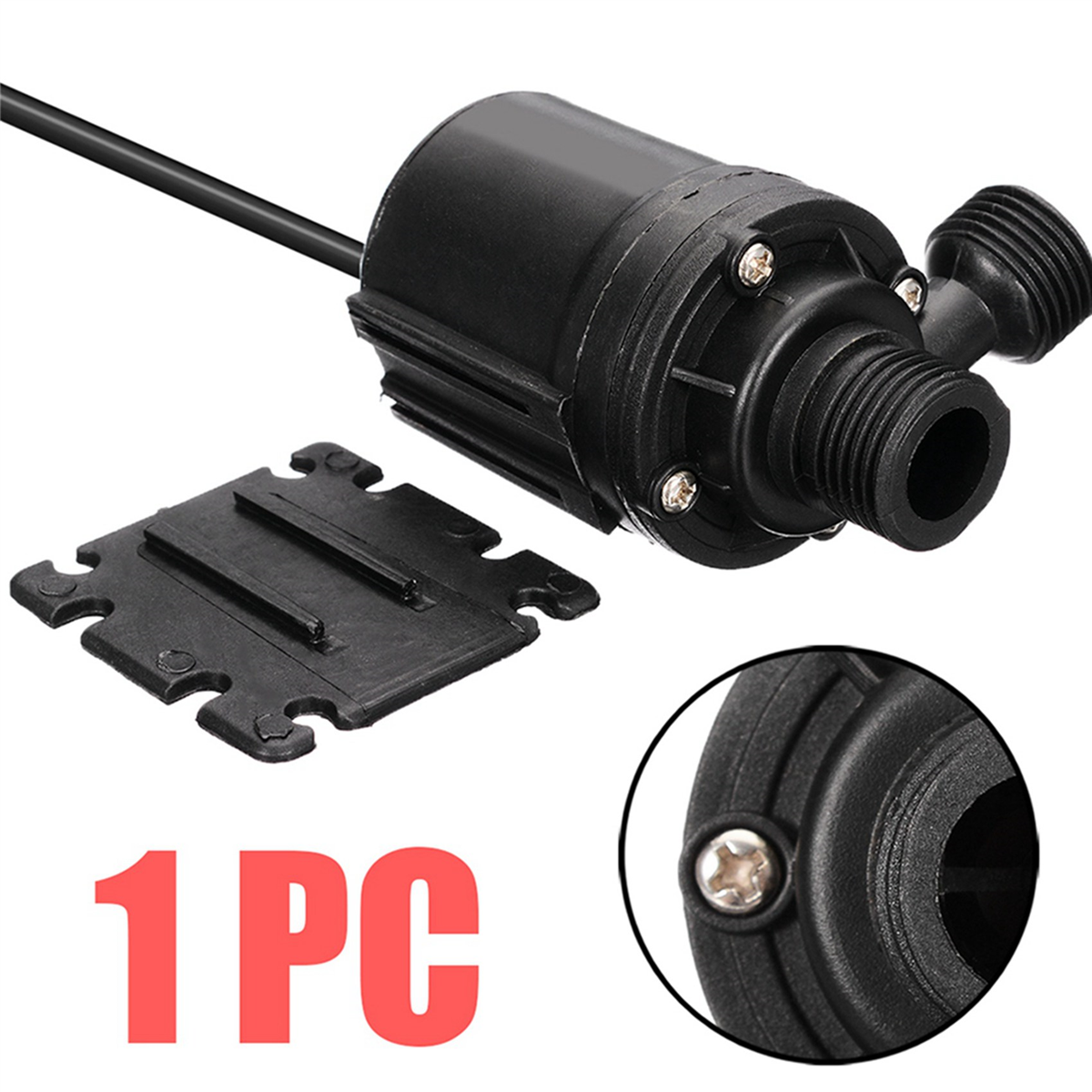 3X 1000L/H 8M DC 12V Home Portable Brushless Motor Submersible Water Pump for Cooling System Fountains Heater Mini