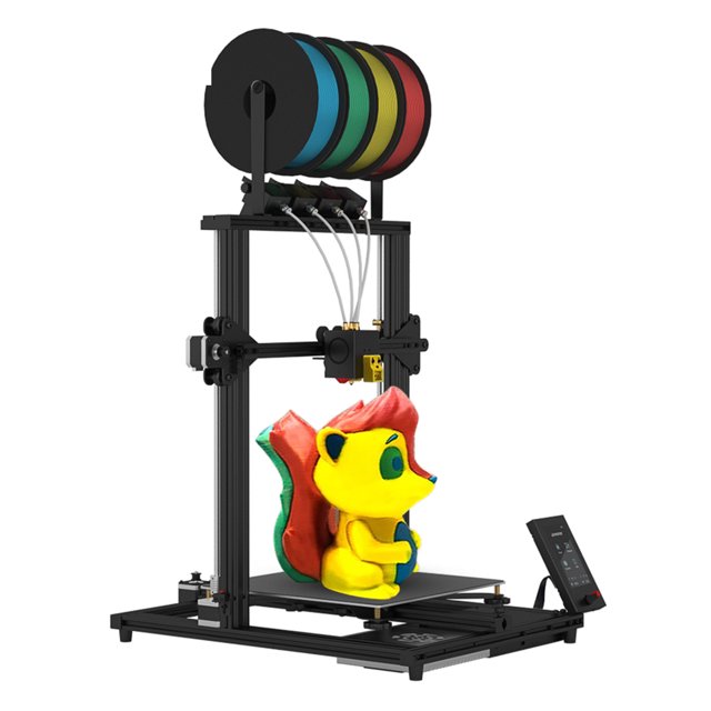 3D Printer,Compatible With 300x300x400mm Build 1.75mm Compatible Auto Precision Pla/pla 1.75mm 4-in-1-out With 4.3'' Tft-lcd Support Color With Build Area Precision Pla/pla All Metal Os/