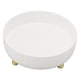 thumbnail image 5 of Organizador de estante de almacenamiento giratorio de 360 grados, redondo, para cosméticos, especias, mesa giratoria para gabinete de cocina, despensa, pequeño, color blanco, 5 of 15