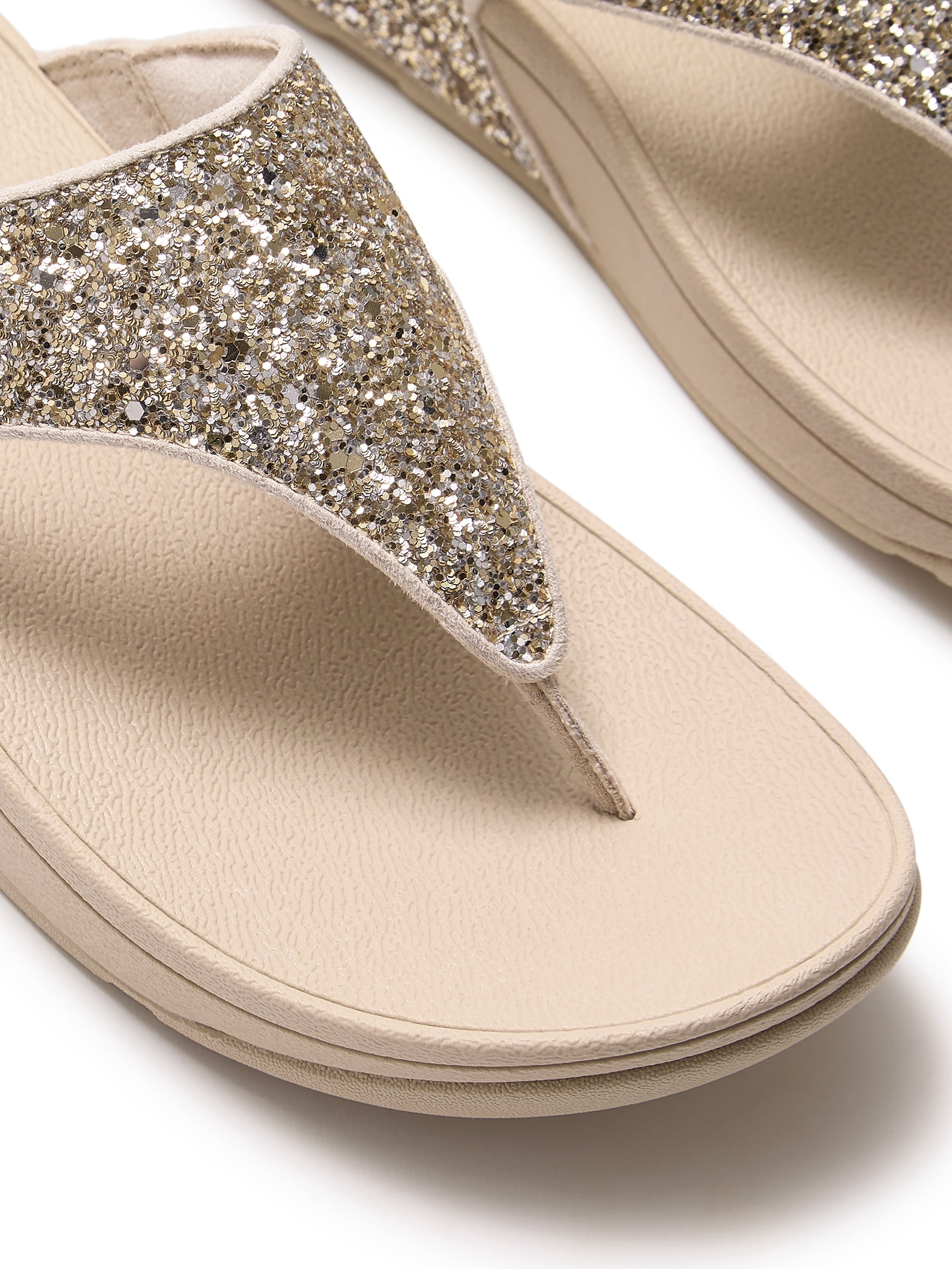 Fitflop Women's Lulu Multi-Tonal Glitter Toe-Post Sandals