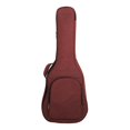 thumbnail image 1 of Bolsa de guitarra grande, resistente al agua, acolchada, duradera, a prueba de polvo, de alta densidad, estuche de guitarra portátil de 42 pulgadas, Rojo shamjiam Caja electrica, 1 of 9