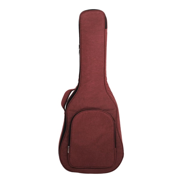 Bolsa de guitarra acolchada duradera con correa de hombro cubierta antipolvo 42 pulgadas agua Rojo Yuyangstore Caja electrica
