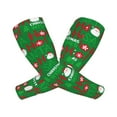 thumbnail image 2 of Haiem Cute Santa And Ho Ho Ho UV Protection Cooling Arm Sleeves for Men and Women UPF 50 Sun Sleeve, 2 of 8