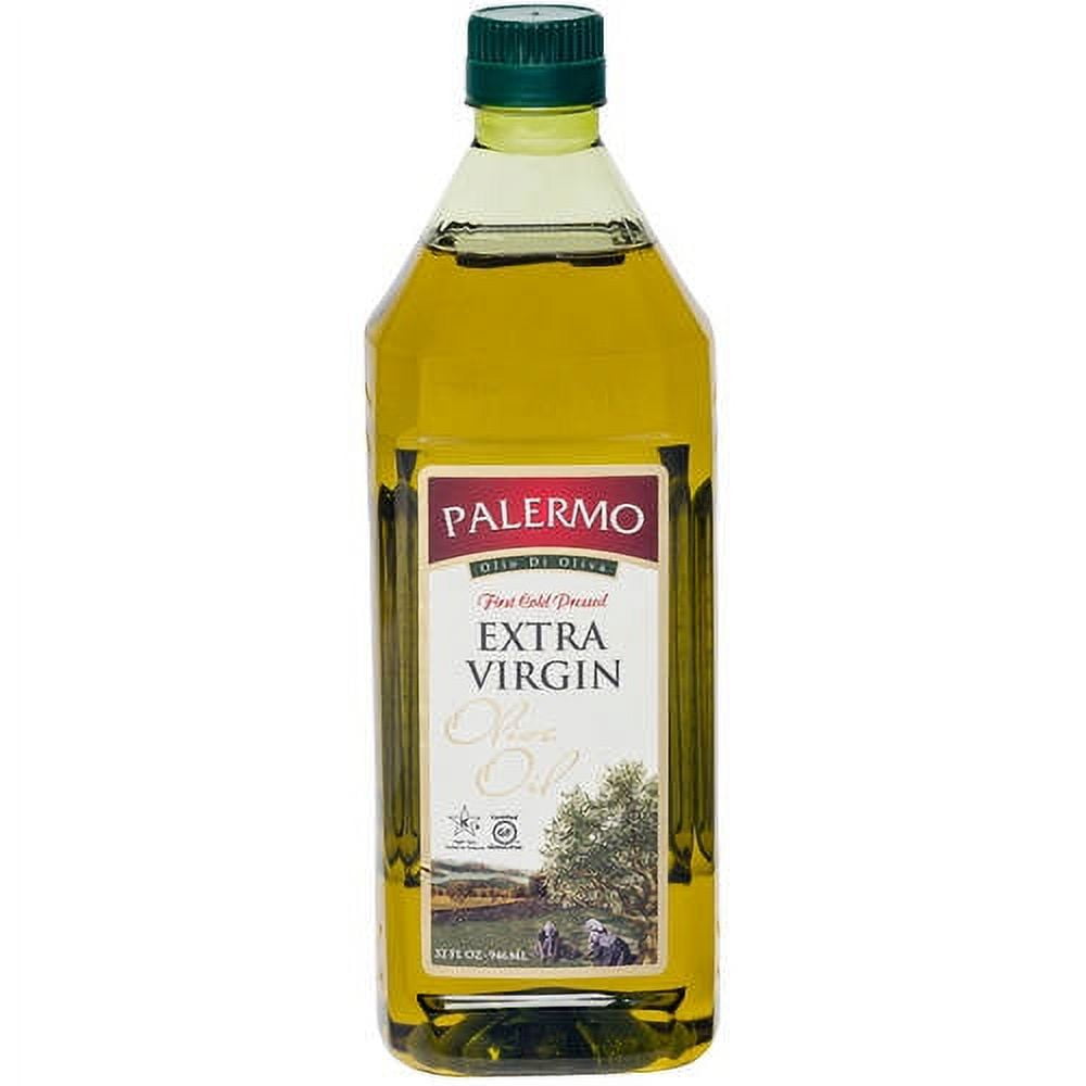 (4 pack) Palermo Extra Virgin Olive Oil, 32 fl oz
