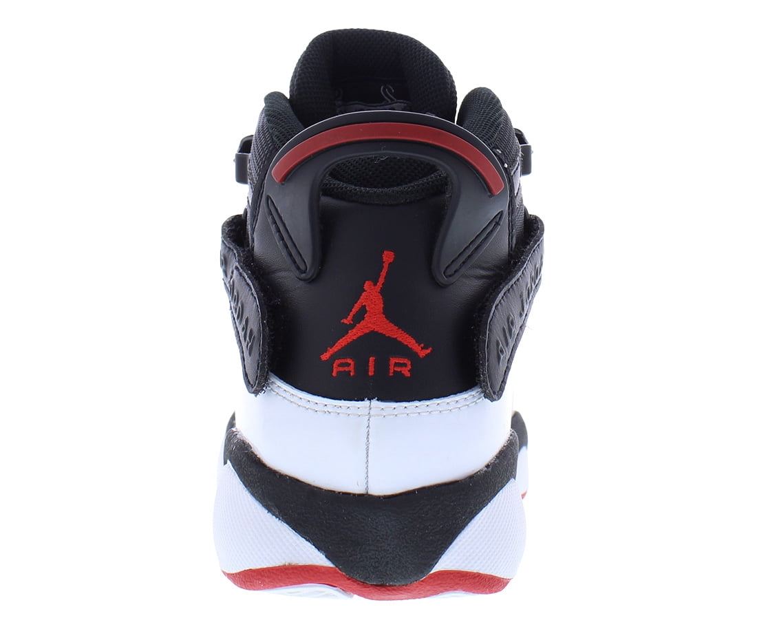 Nike Jordan 6 Rings GS Boys Shoes Size 6, Color: Black/University Red/White