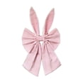 thumbnail image 2 of 16 Inch Easter Bunny Ears Bows for Wreaths, Colorful Spring Decorative Wreath Bow for Holiday Tree Topper Decor, Easter Basket DIY Crafts Wall Window Indoor Home Party Supplies (Pink), 2 of 8