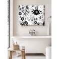 thumbnail image 6 of Vintage Flowers Wall Art for Living Room,Canvas Picture Wall Decor for Bathroom Bedroom,Black White Farmhouse Floral Plants Painting Artwork for Office Kitchen Hallway Dining Room Home Decor 12"x16", 6 of 8