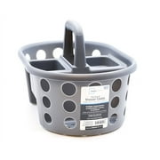 Mainstays Portable Plastic Shower Caddy, Gray Flannel