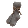 thumbnail image 5 of ATOGUTA Tights for Girls Winter Elastic Warm Soft Pantyhose Ballet Dance Panty Footed Tights Dark Gray, Sizes 4T-10, 5 of 5