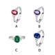 thumbnail image 2 of Minnieouse Anillo de apertura para mujer, anillos de decoración de circón geométrico de Metal de cobre, decoraciones de mano ajustables, joyería para Ropa, zapatos y accesorios Miscelánea Verde Minnieouse AP016466-03, 2 of 6