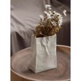 thumbnail image 2 of 1pc Crinkled Paper Bag Shaped Creative Ceramic Vase For Illustration, Decoration, And Display, 2 of 5