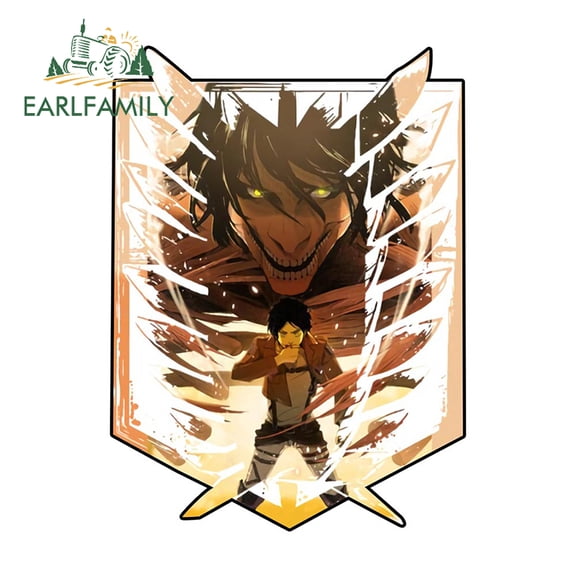 EARLFAMILY 5.1 in For Anime RV Car Accessoires Stickers Camper Motorcycle Campervan Decal Windows Vinyl Car Wrap