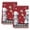 Red, variant on Vintage Gnomes Kitchen Towels Set of 1, Black White Checkered Retro Art Absorbent Dish Towels for Kitchen, Microfiber Hand Towel, Quick Drying Tea Towel for Cleaning Decorative Dishcloths