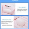 thumbnail image 3 of Bañera inflable para bebés, portátil, para bebés y niños pequeños, con cojín suave, piscina de aire Rosado, 3 of 9