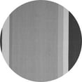thumbnail image 1 of Ahgly Company Indoor Round Abstract Gray Contemporary Area Rugs, 4' Round, 1 of 1
