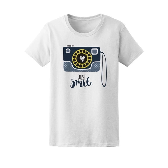Just Smile Vintage Camera Tee Men's -Image by Shutterstock
