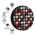 thumbnail image 5 of Xecao Houndstooth Green Red for Tire Covers: Waterproof, dust-proof, and universally fitting for trailers, SUVs, 5 of 8