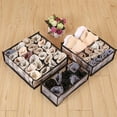 thumbnail image 2 of Folding Underwear Storage Box Socks Storage Box Lingerie Drawer Dividers Clothes Organizer Set, 2 of 2