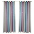 thumbnail image 4 of Mistaha Decdeal 1PCS Star Curtains Hollow Style Sheer Colorful Double Layer Star Window Curtains for, 4 of 8