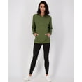thumbnail image 4 of 3 Pack: Women's Dry Fit Long-Sleeve Hoodie Pullover Sweatshirt Pocket - Active Lounge (Available In Plus), 4 of 5