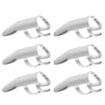 thumbnail image 2 of 6Pcs Stainless Steel Guitar Finger Picks Guitar Finger Picks Protector Banjo Finger Picks, 2 of 8