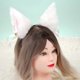 thumbnail image 4 of Plush Fox Ear Hair Clip Headband Hair Accessory Cute Furry Fox Ear Hairpin Soft Fox Ear Hairband Ribbon Headdress for Girls and Women, 4 of 4