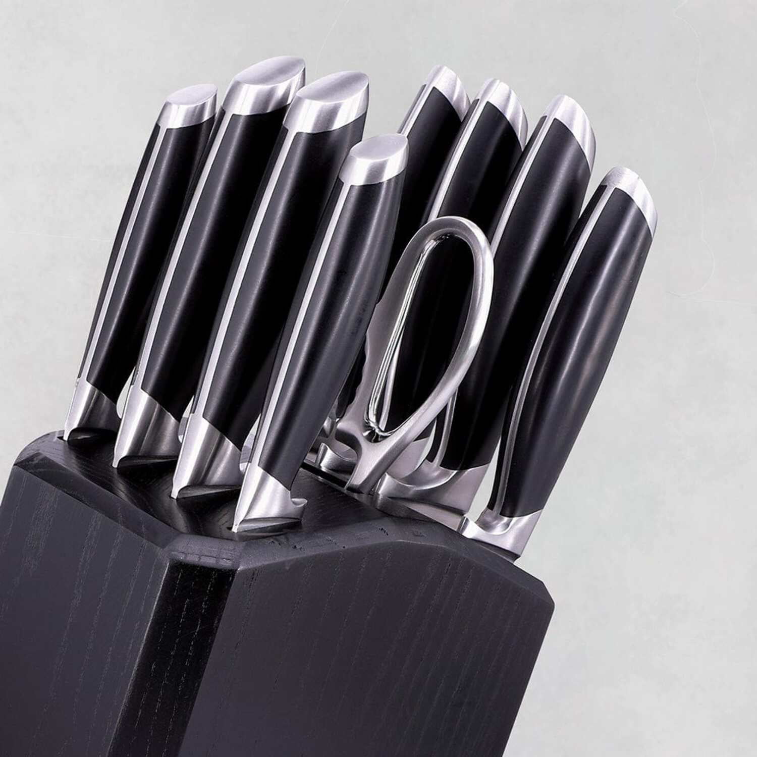 Bonded Steel, 10-Piece Knife Block Set