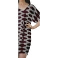 thumbnail image 6 of Moomaya Womens Casual Dresses Short Printed Womens V Neck Flowy Dress Plus Size, 6 of 6