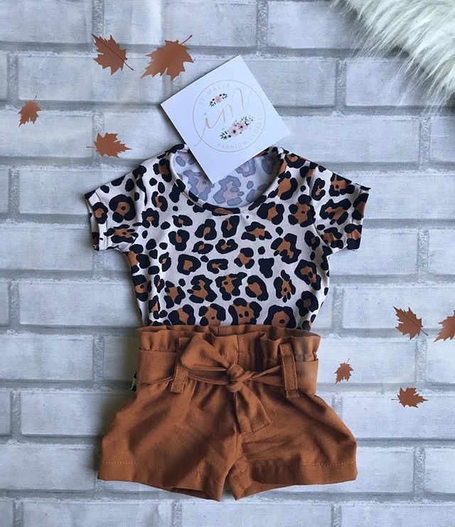 leopard print baby outfit