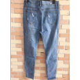 thumbnail image 3 of LovelyWholesale Women's Street High-waisted Broken Holes Blue Jeans, 3 of 4