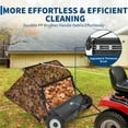 thumbnail image 5 of 42" Tow-Behind Lawn Sweeper - 21 cu. ft Heavy-Duty Leaf & Grass Collector with Adjustable Height for Yard, Lawn & Farm Use,Black, 5 of 7