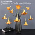 thumbnail image 2 of xinxixnxx 2 Pieces Fake Flower Reusable Simulation Bendable Decorative Home Wedding Artificial Flowers Plant Decor Ornament Orange, 2 of 6