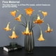 thumbnail image 4 of Flores falsas Wosthever 2 piezas de doble cabeza color Naranja, 4 of 6