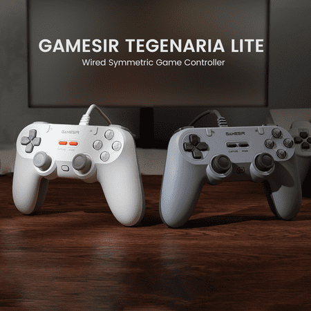GameSir GameSir Tegenaria Lite Gray レトロ風デザインの有線ゲーミングコントローラー 任天堂Switch/Switch2/iOS/Android/WindowsPC対応 レトログレイ