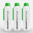 thumbnail image 1 of Smartbottle Tall Reusable Water Bottle, Green, 750ml / 25oz, 3-Pack, 1 of 9