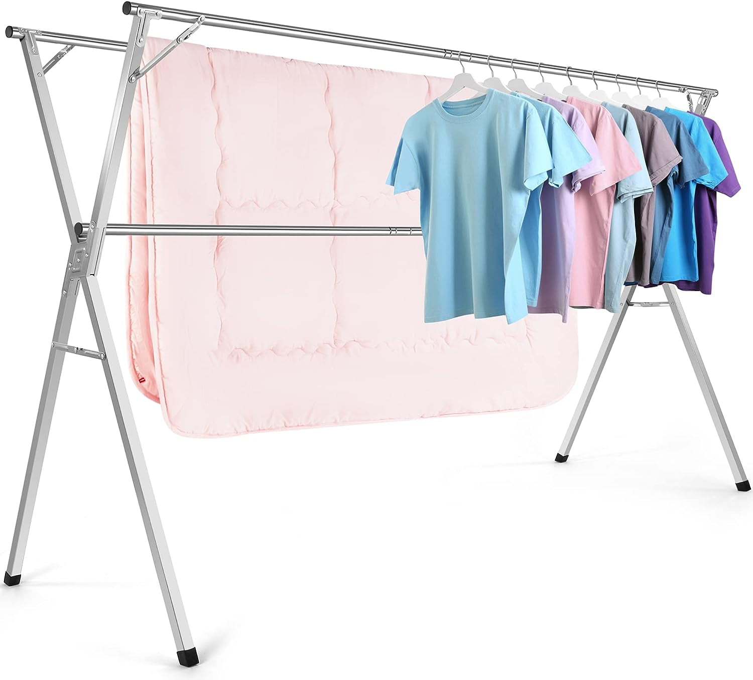 GUAIPOU Clothes Drying Racks, Upgraded Stainless Steel Laundry Drying