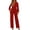 Red, variant on Aayomet Womens Jumpsuits Casual Loose Fit Belted Dressy Long Sleeve Crewneck Autumn Jumpsuit Long Wide Legs formal (Black, XXL)