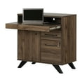 thumbnail image 2 of South Shore Flam, Scandinavian Desk, Narrow Brown, 2 of 22