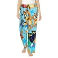 thumbnail image 2 of Lsque Bluey Print Women's Pajama Pants, Lounge Pant - Comfortable Home Wear,Elastic Waistband, Stylish Design-Small, 2 of 9