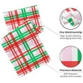 thumbnail image 4 of Christmas Table Runner Red Green Buffalo Check Plaid Table Runner Seasonal Fall Winter Xmas Holiday Dresser Scarves Decorations for Indoor Outdoor Kitchen Dining Wedding Party 13 x 72 Inch, 4 of 7