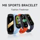 thumbnail image 5 of Pulsera compatible con Bluetooth M8, oxímetro de ritmo cardíaco durante el sueño, monitoreo de pasos, 5 of 5