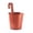 Brick Red, variant on Soovim Resin Flower Pot with Saucer 6 Inch, Red Planter with Drainage Holes, Lightweight Indoor Outdoor Plant Container for Succulents Herbs Flowers