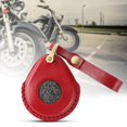 thumbnail image 1 of VONKY Clé Couverture PU Cuir Mignon Ajustement pour Copain Moto Rouge 1Set, 1 of 6